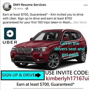 Promotion Code for Uber Ridesharing Service